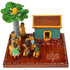 Terrain Wooden Village House Figurine